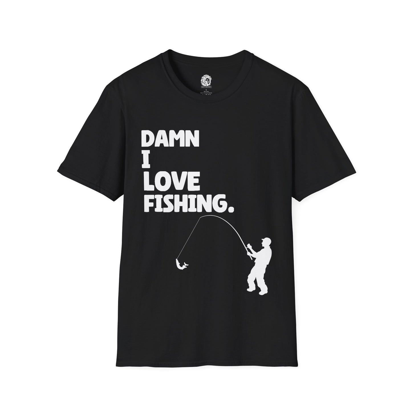 Funny Meme Gift Damn I love Fishing DILF Shirt