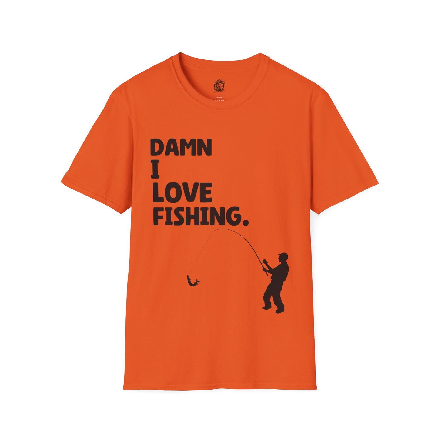 Funny Meme Gift Damn I love Fishing DILF Shirt