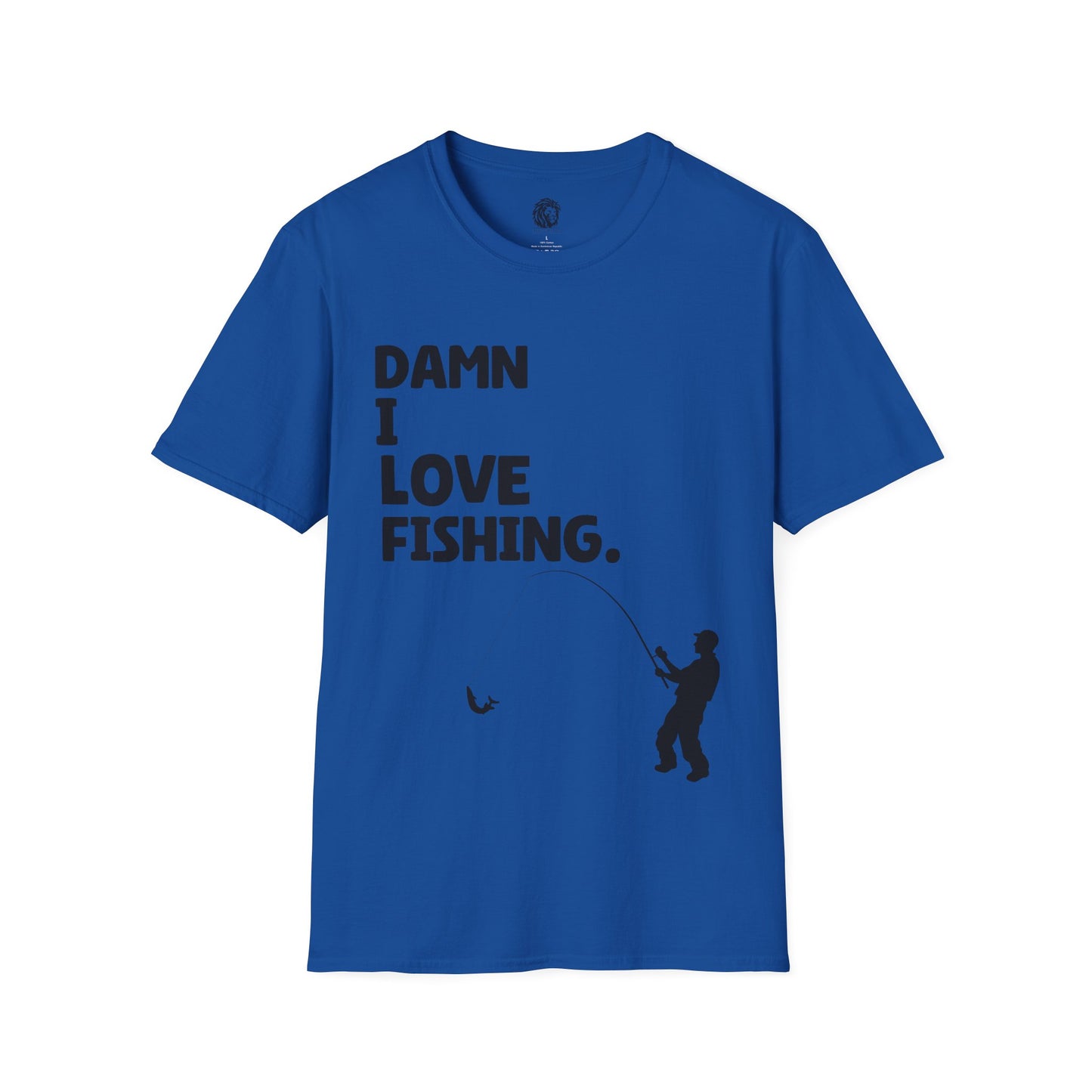 Funny Meme Gift Damn I love Fishing DILF Shirt