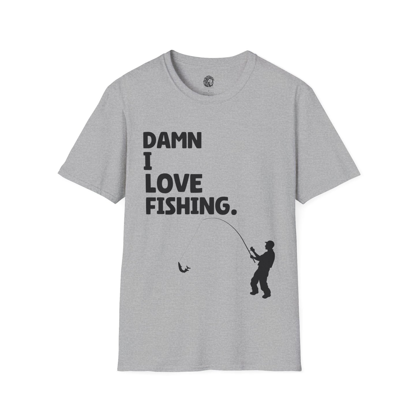 Funny Meme Gift Damn I love Fishing DILF Shirt