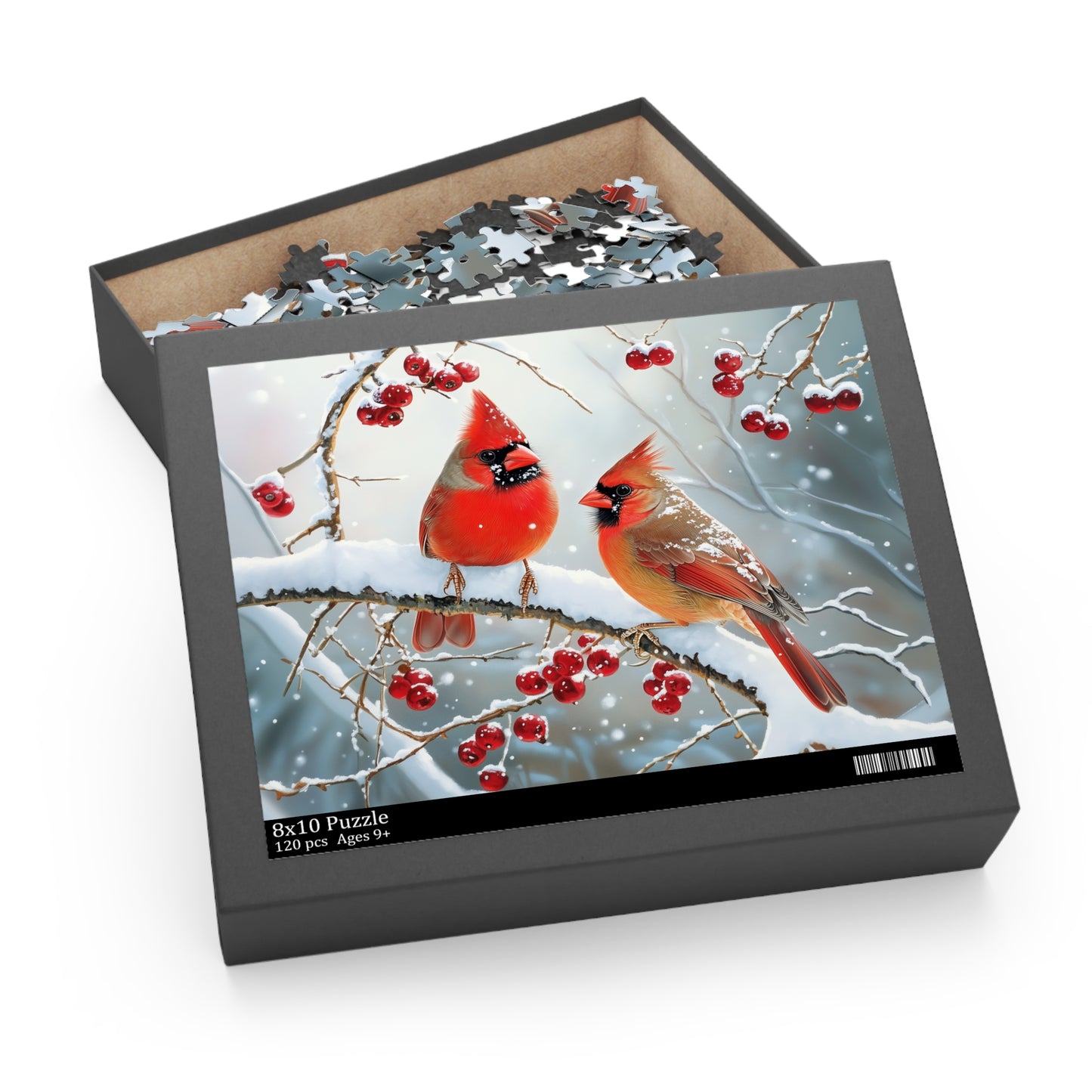 Cardinals in the Snow Puzzle
