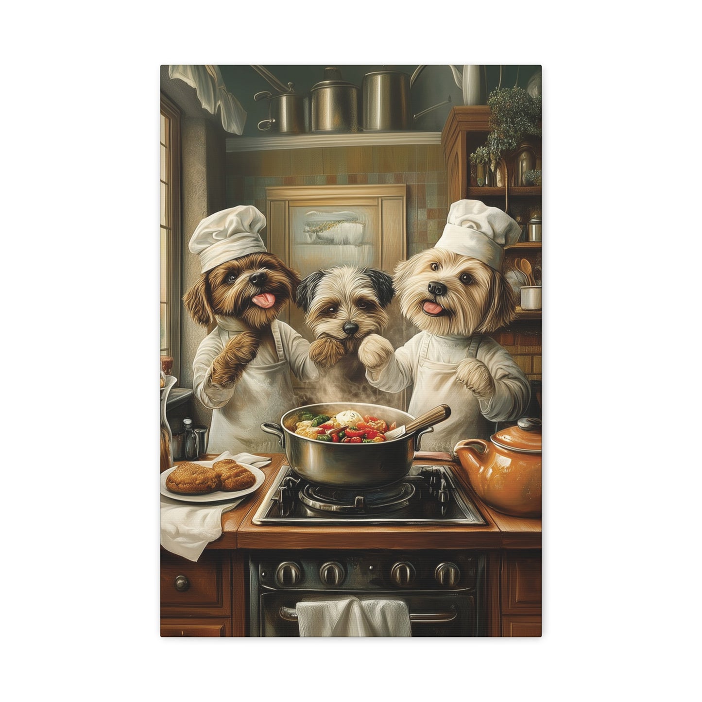 Doggy Chefs Canvas