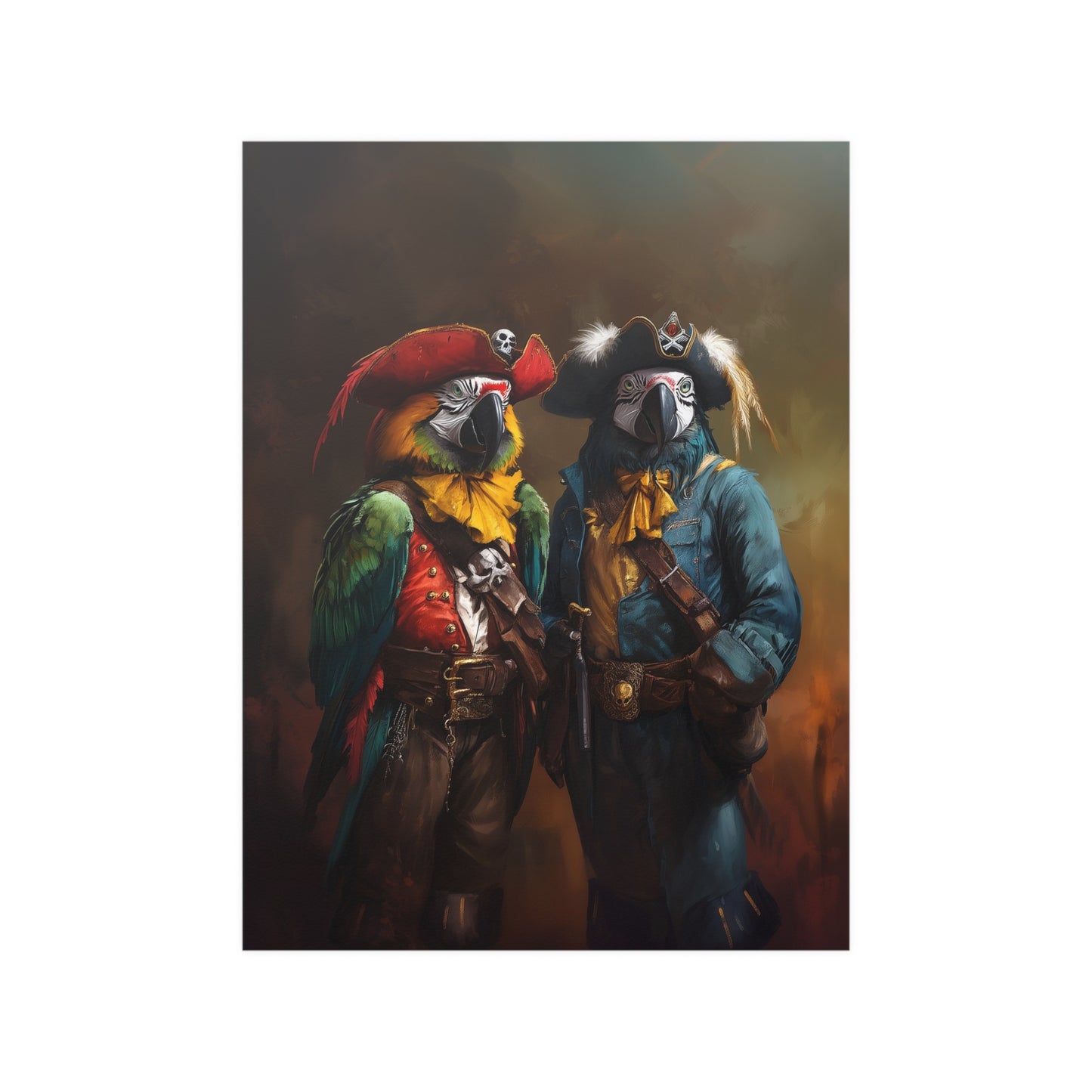 Pirate Parrots Poster