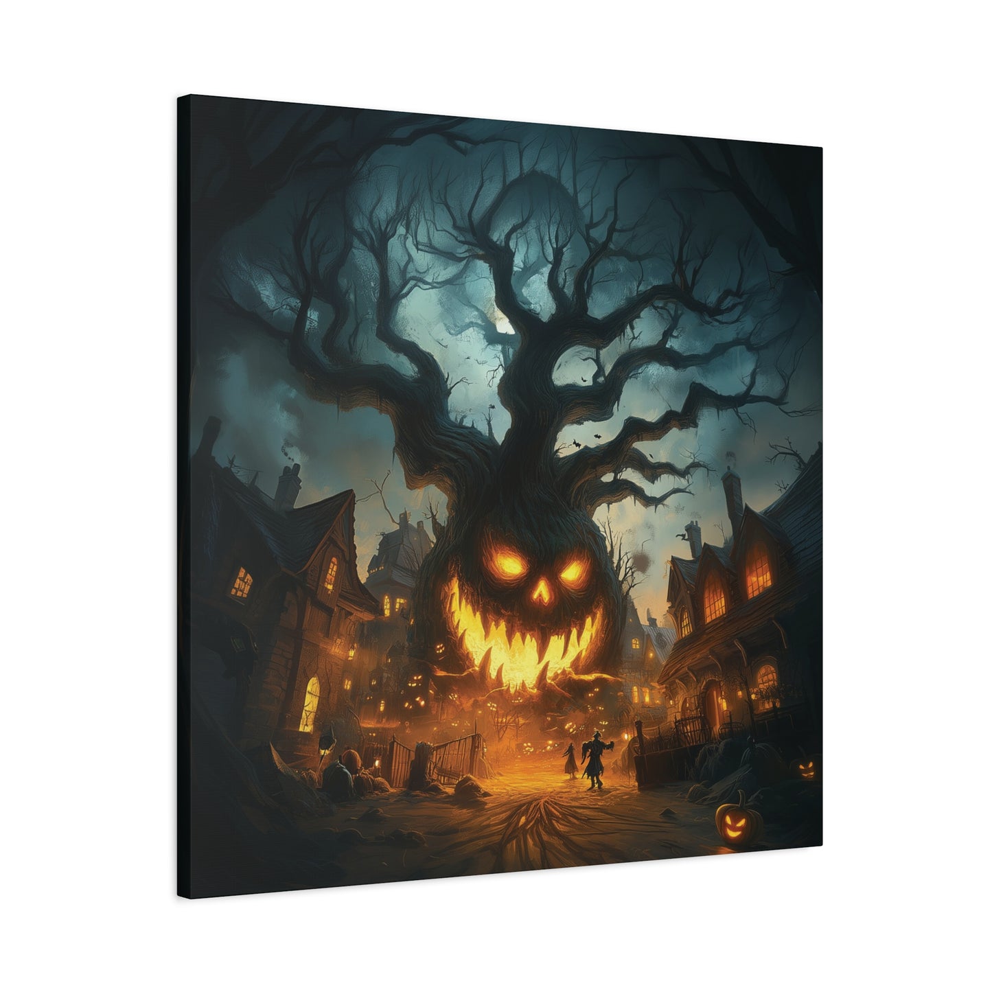 Halloween Tree Canvas