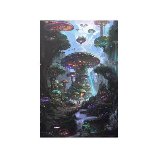 Fungi Forest Poster