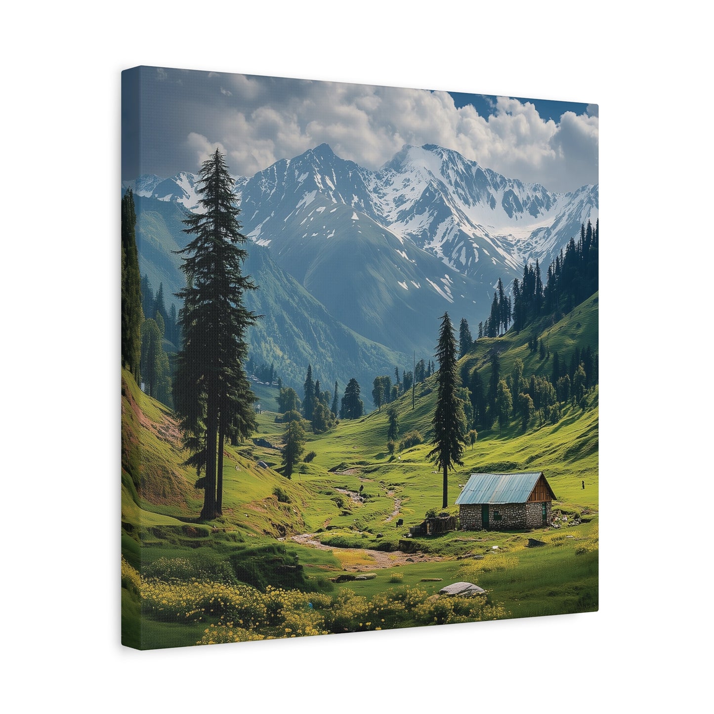 House in the Valley Canvas