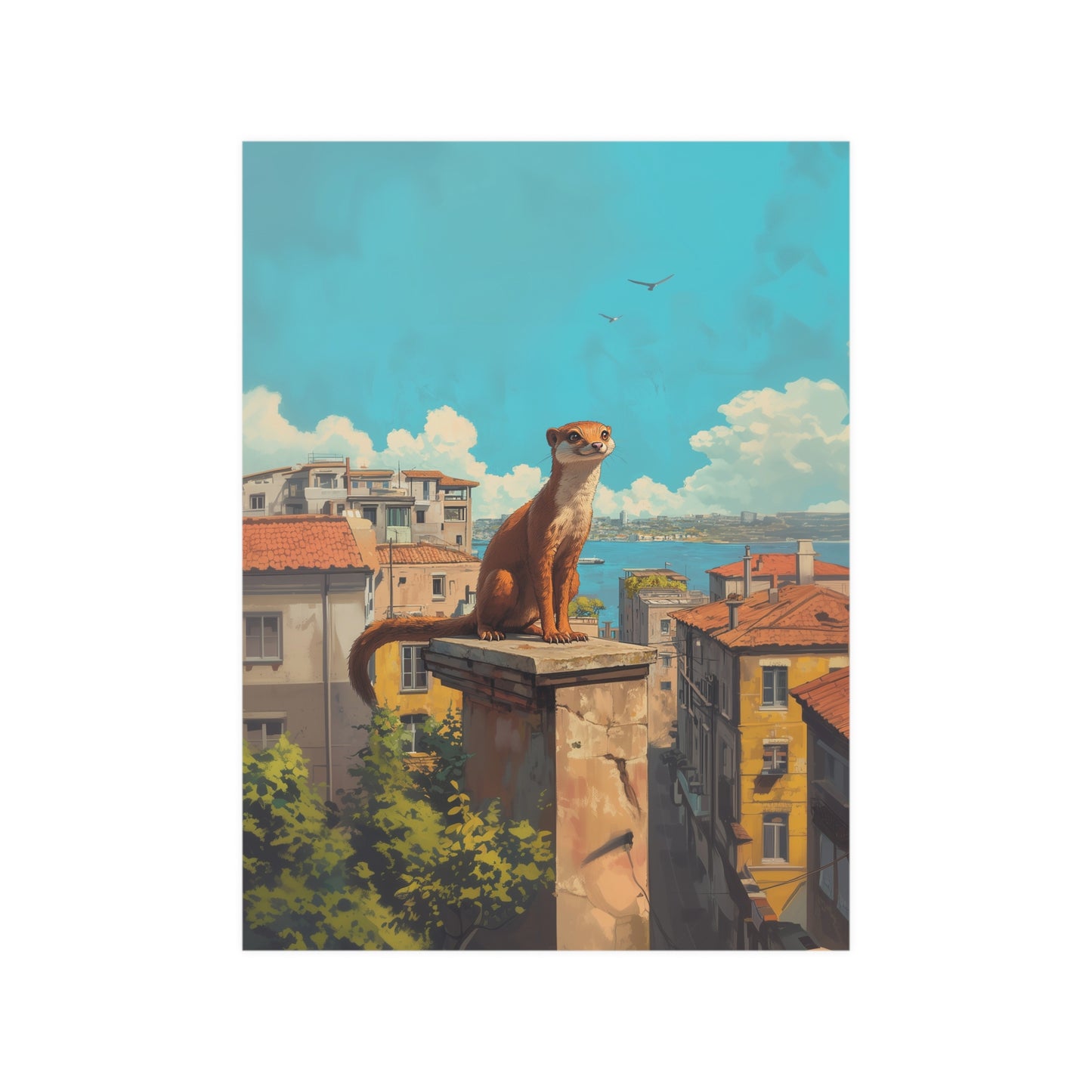 Mongoose in the City Poster