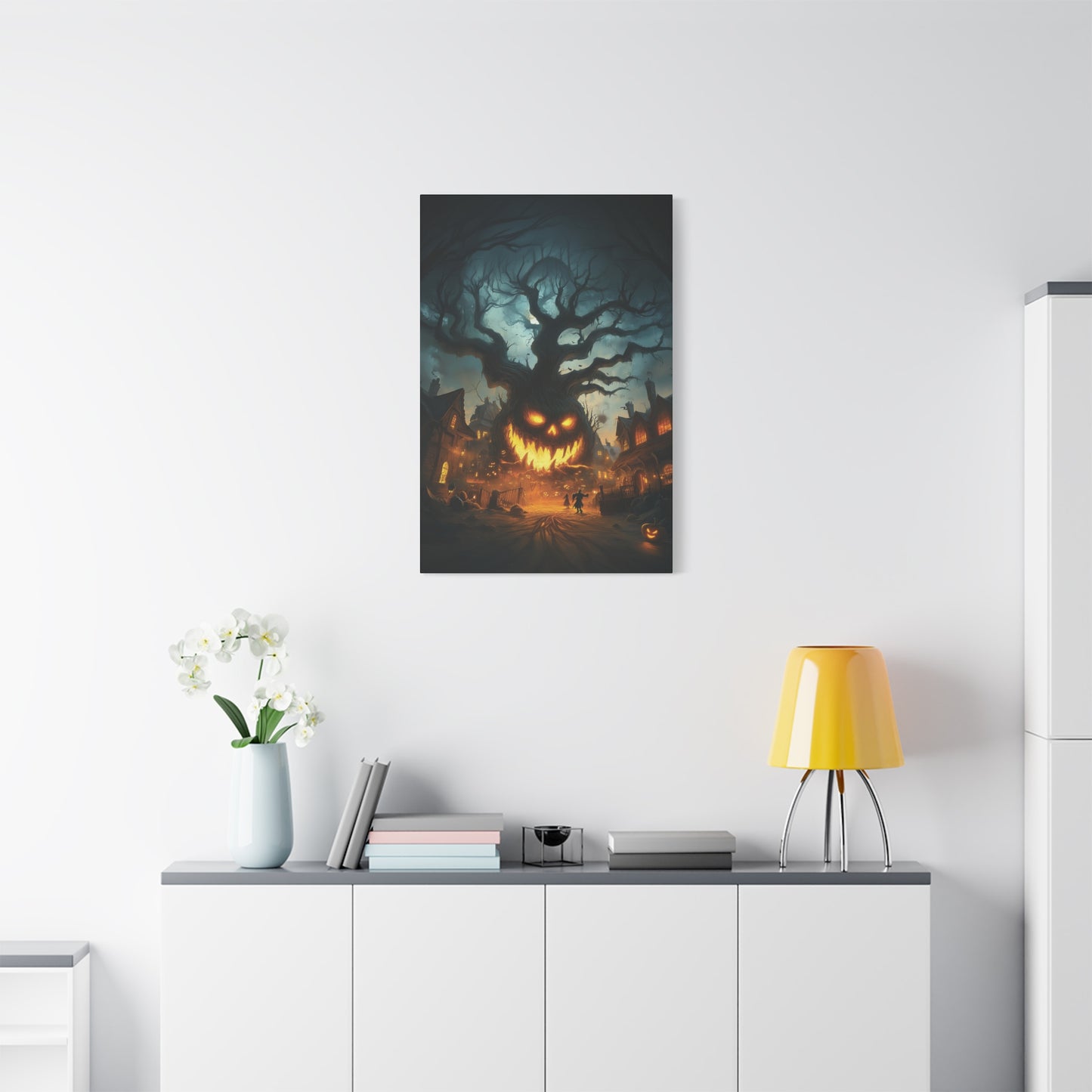 Halloween Tree Canvas