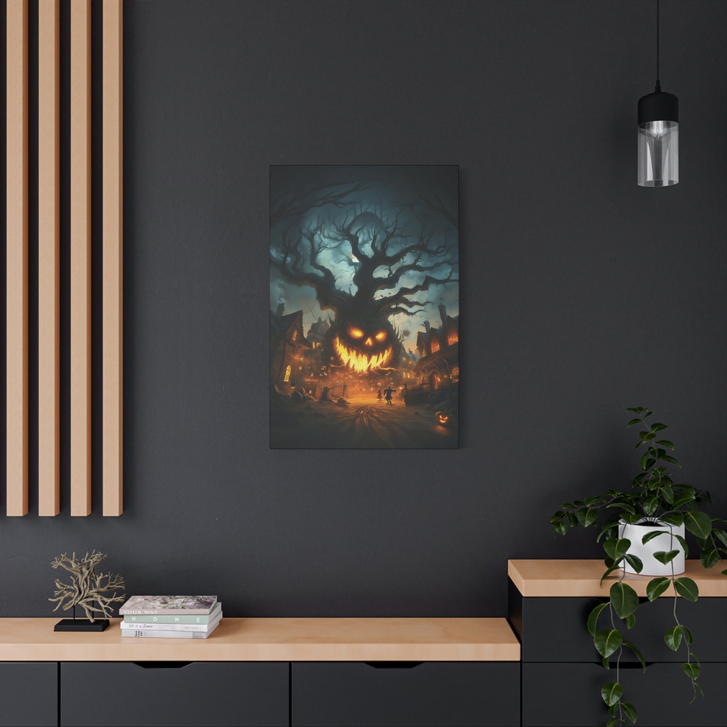 Halloween Tree Canvas