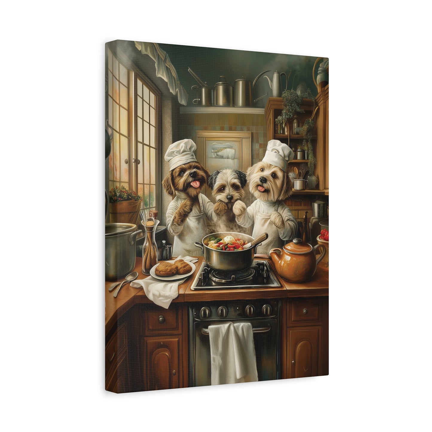 Doggy Chefs Canvas