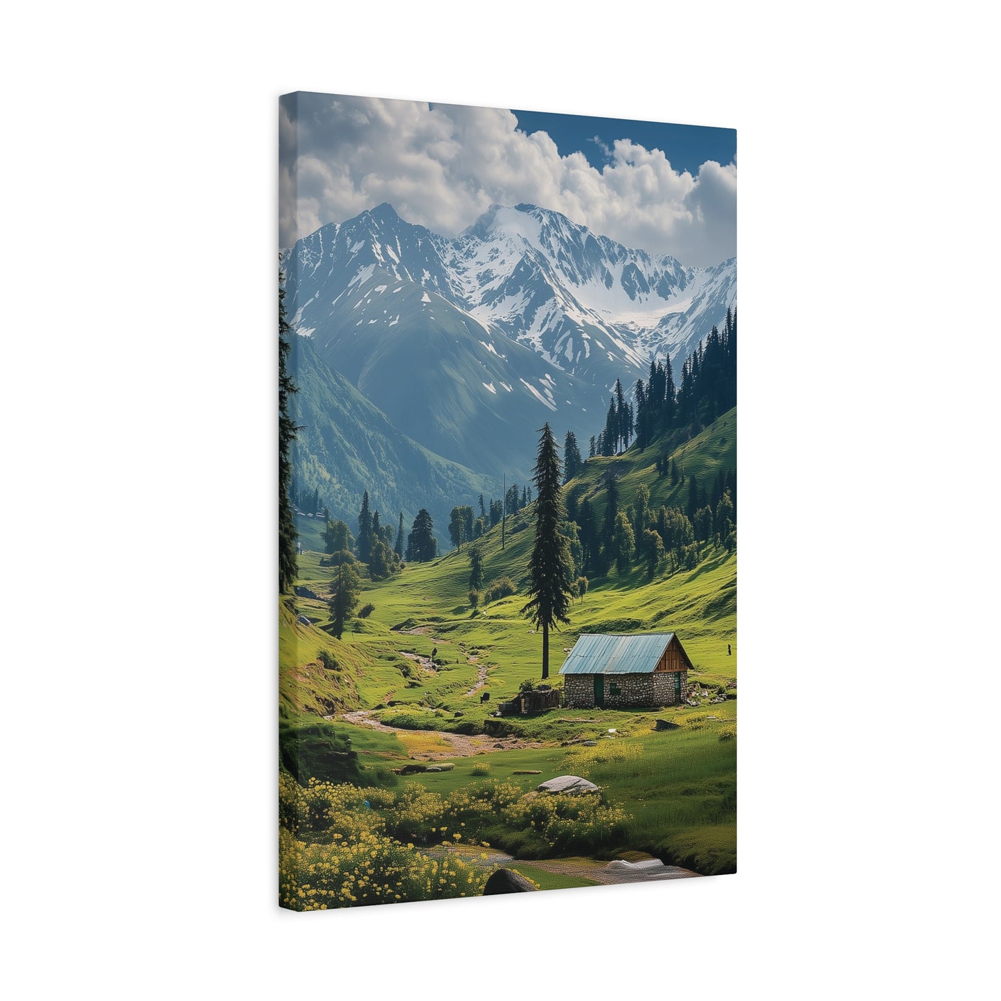 House in the Valley Canvas