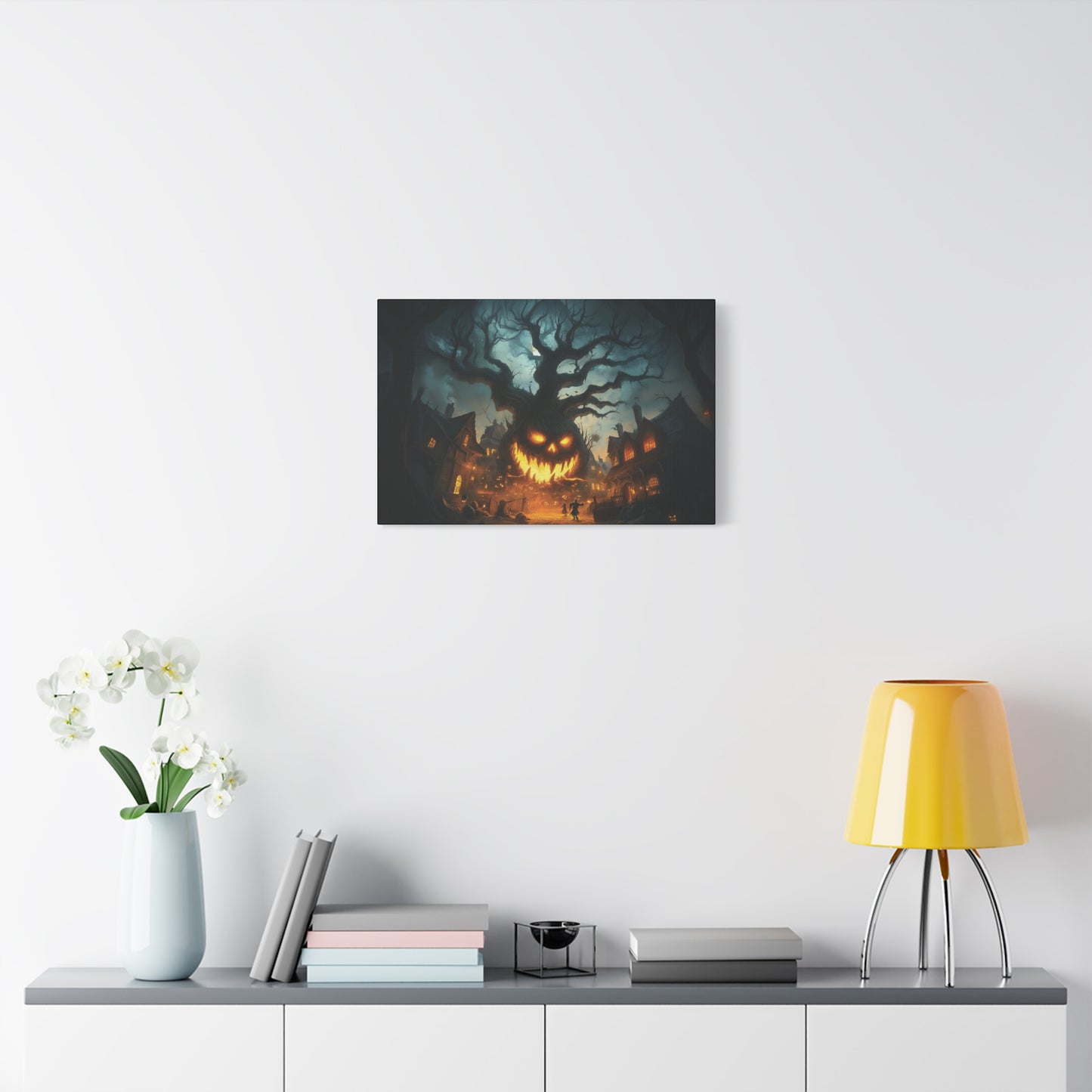 Halloween Tree Canvas