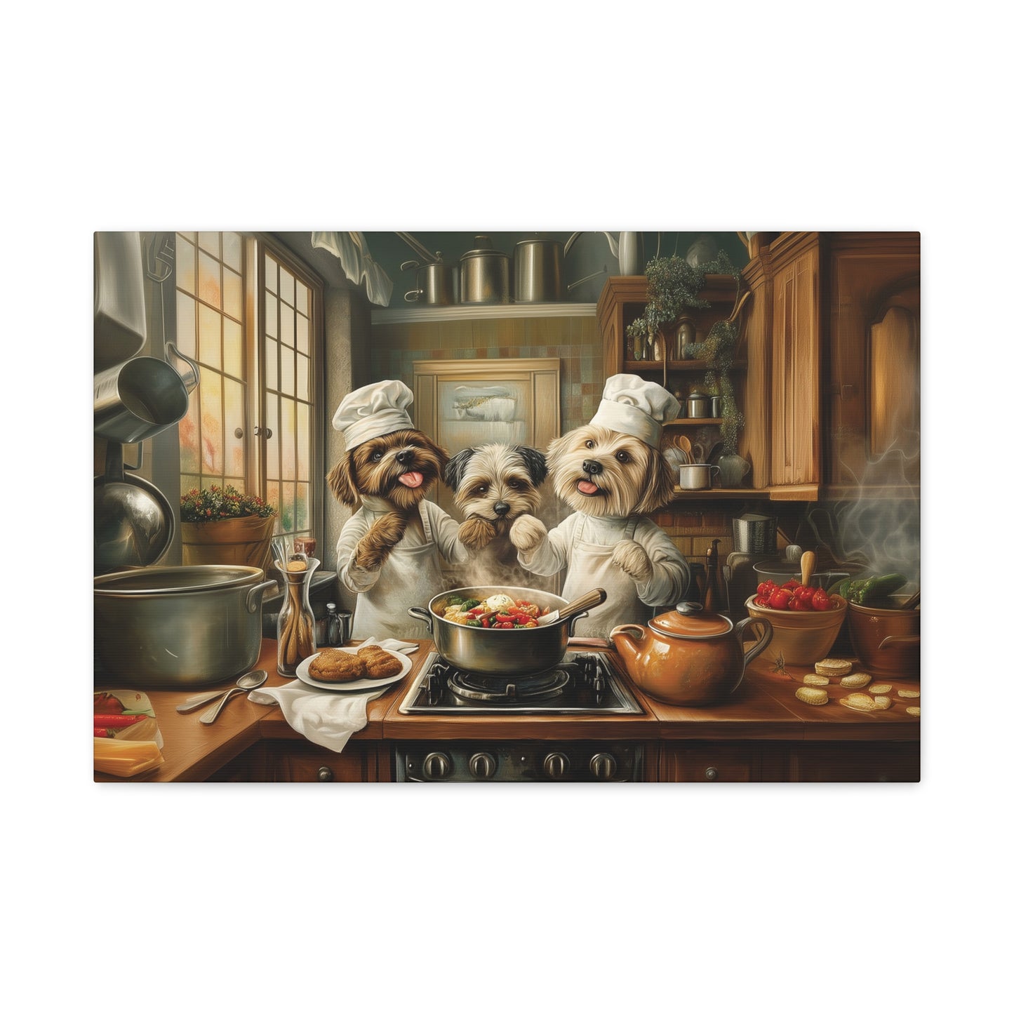 Doggy Chefs Canvas