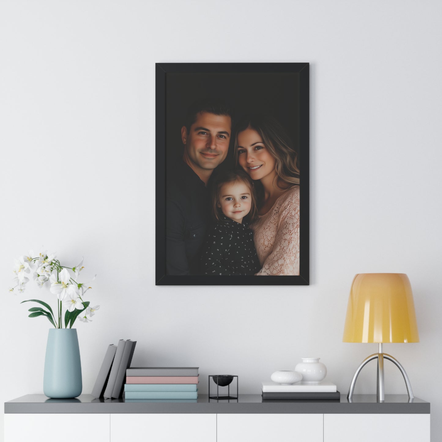 Custom Personalized Framed Vertical Picture