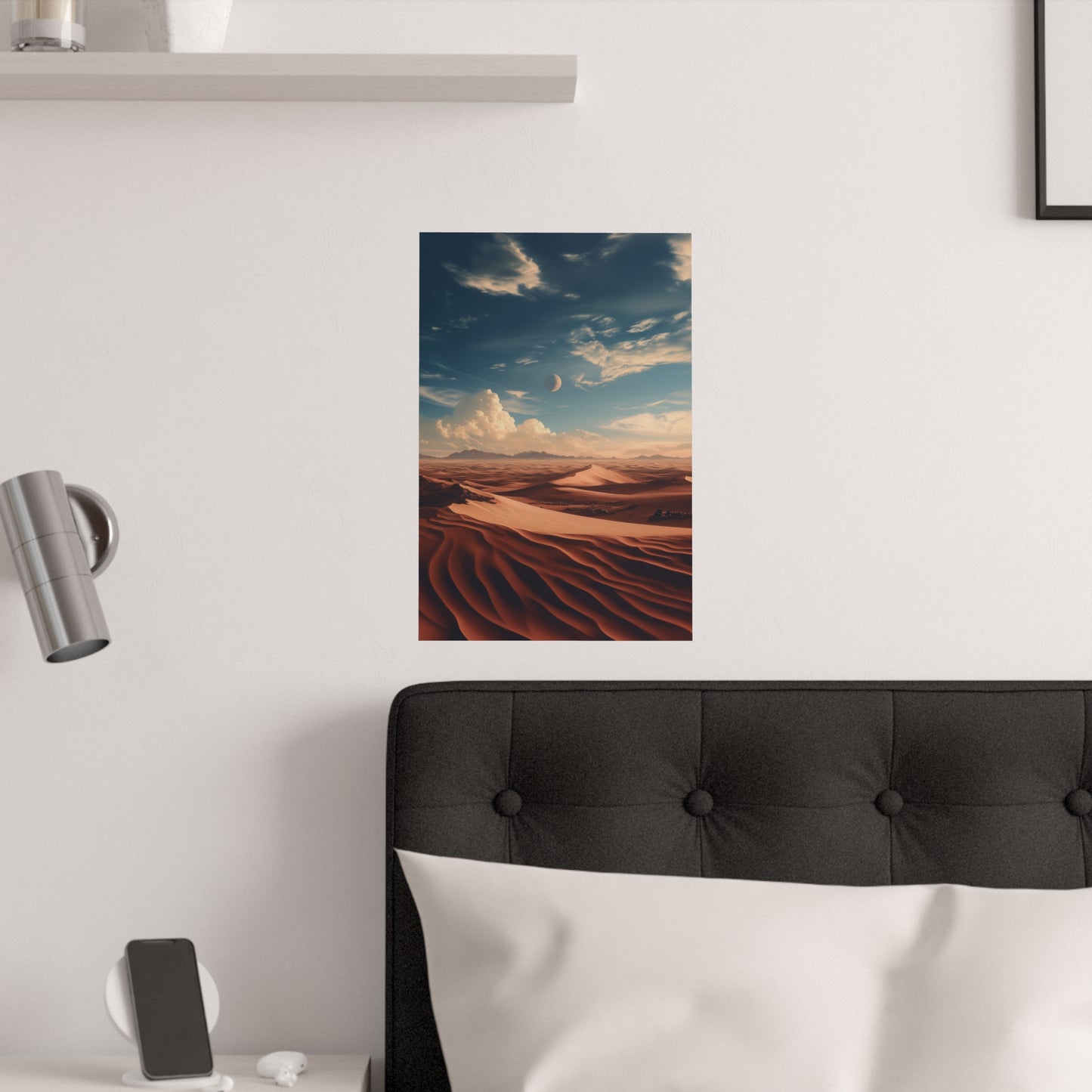 Sand Dunes Wasteland Poster