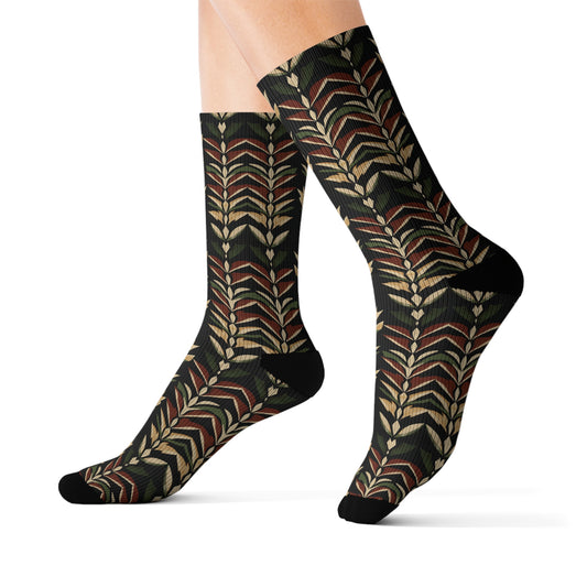 Exotic Plant Socks