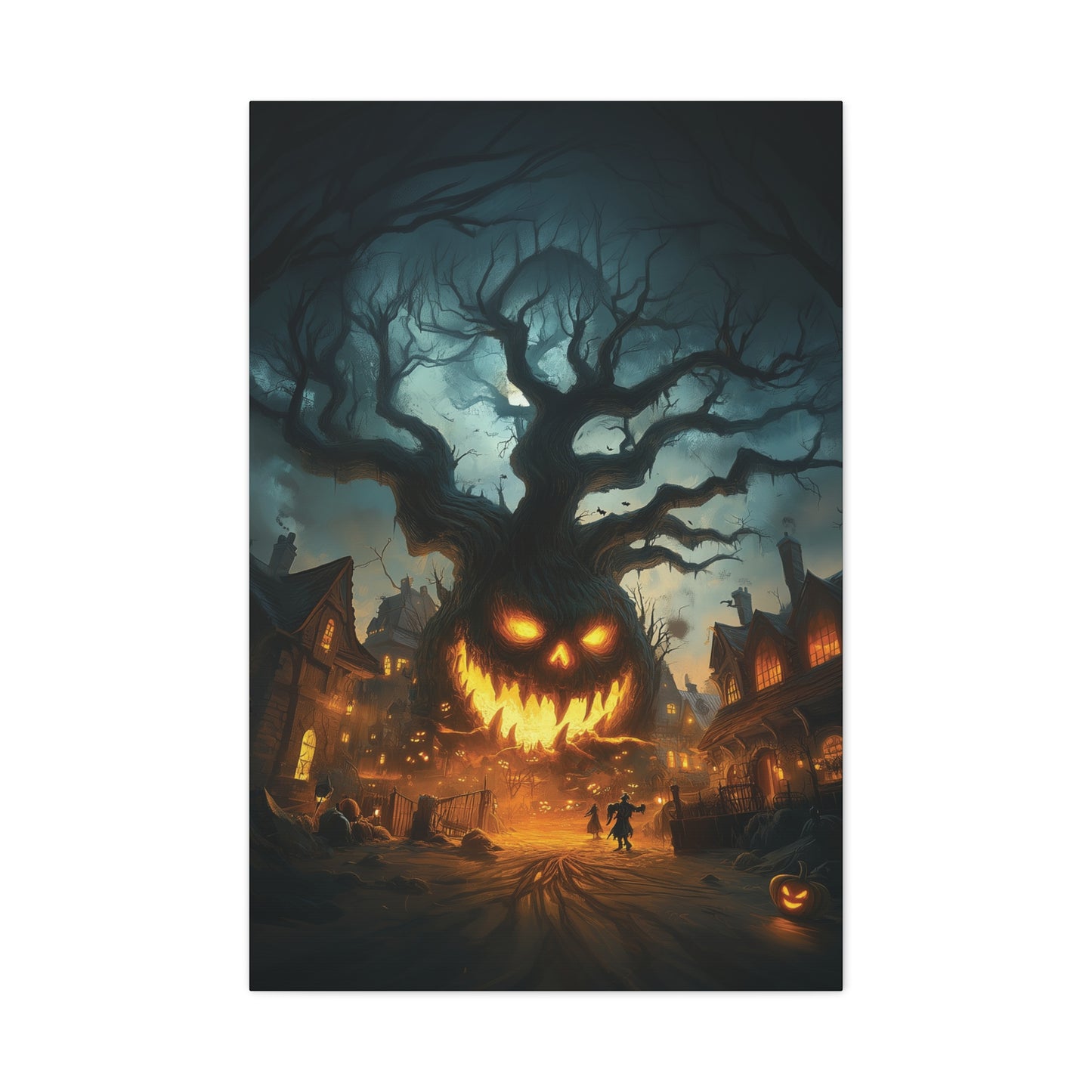 Halloween Tree Canvas