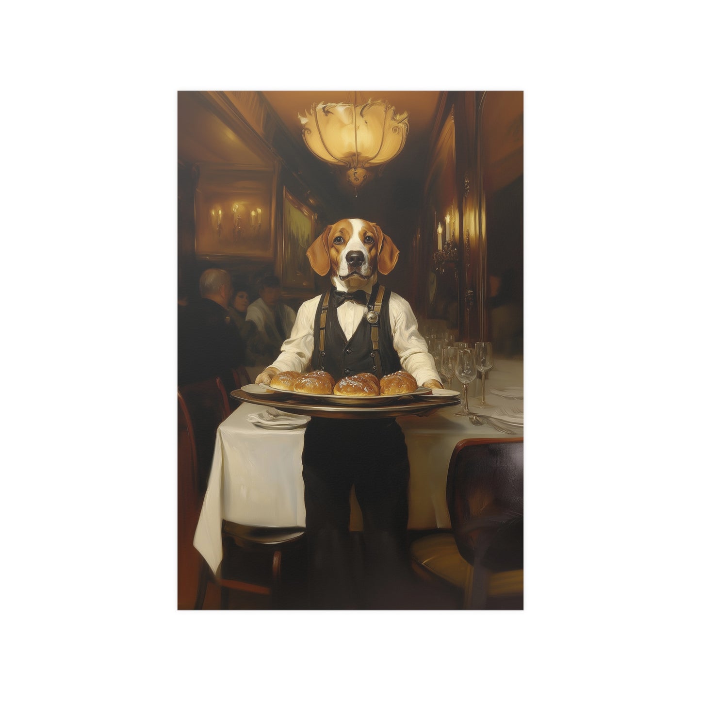 Dog Waiter Poster