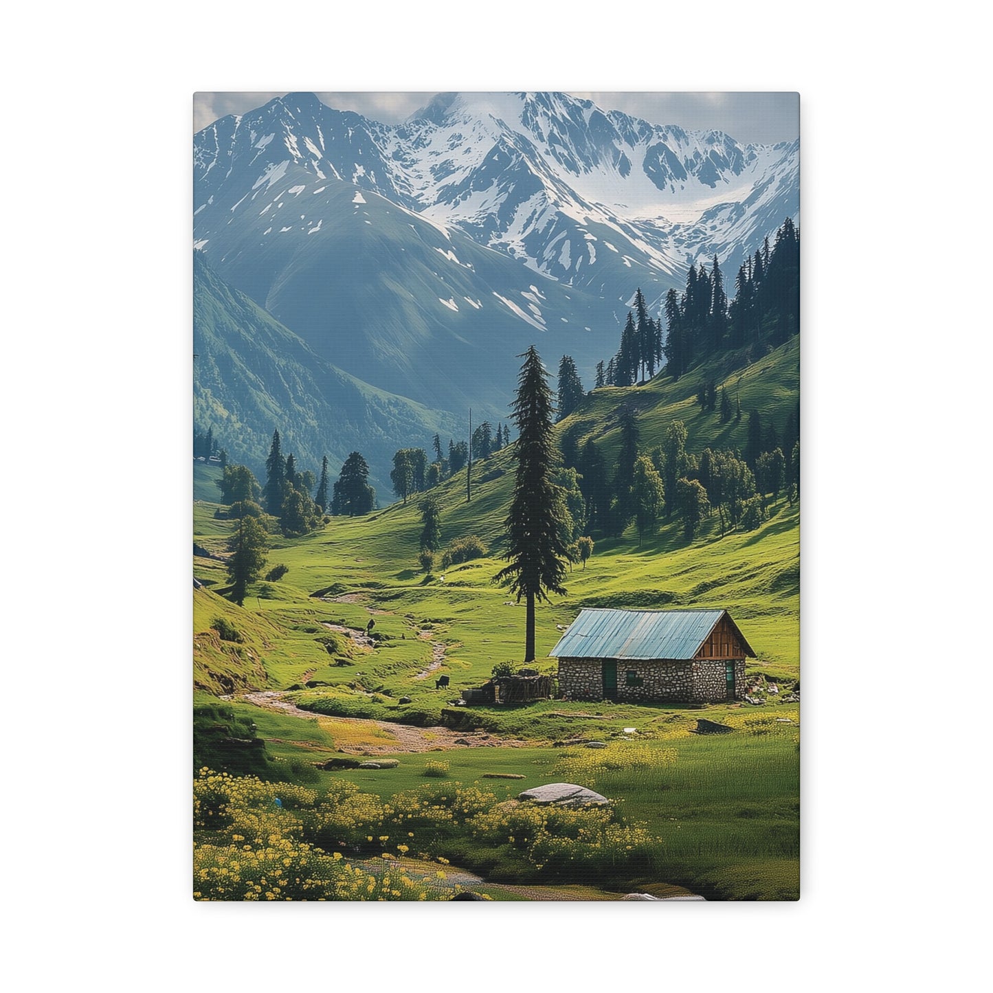 House in the Valley Canvas