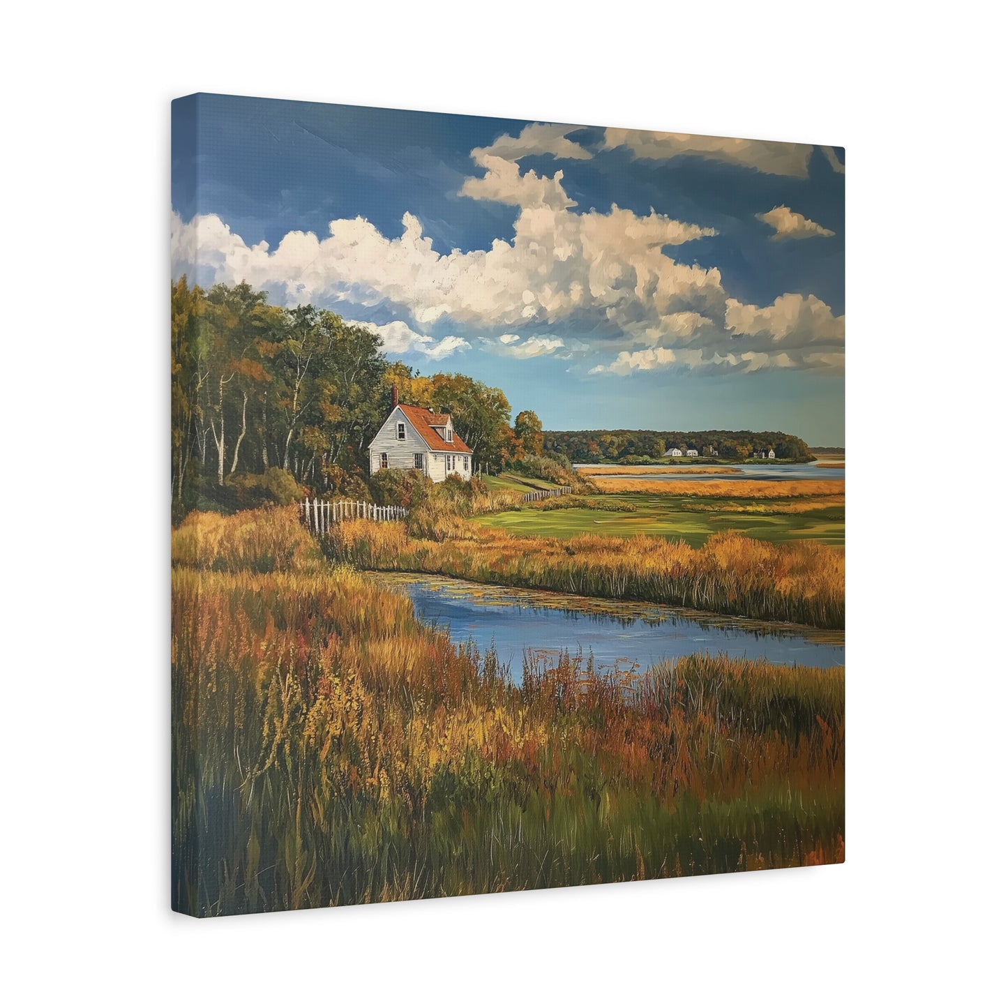 House in the Floodplains Canvas