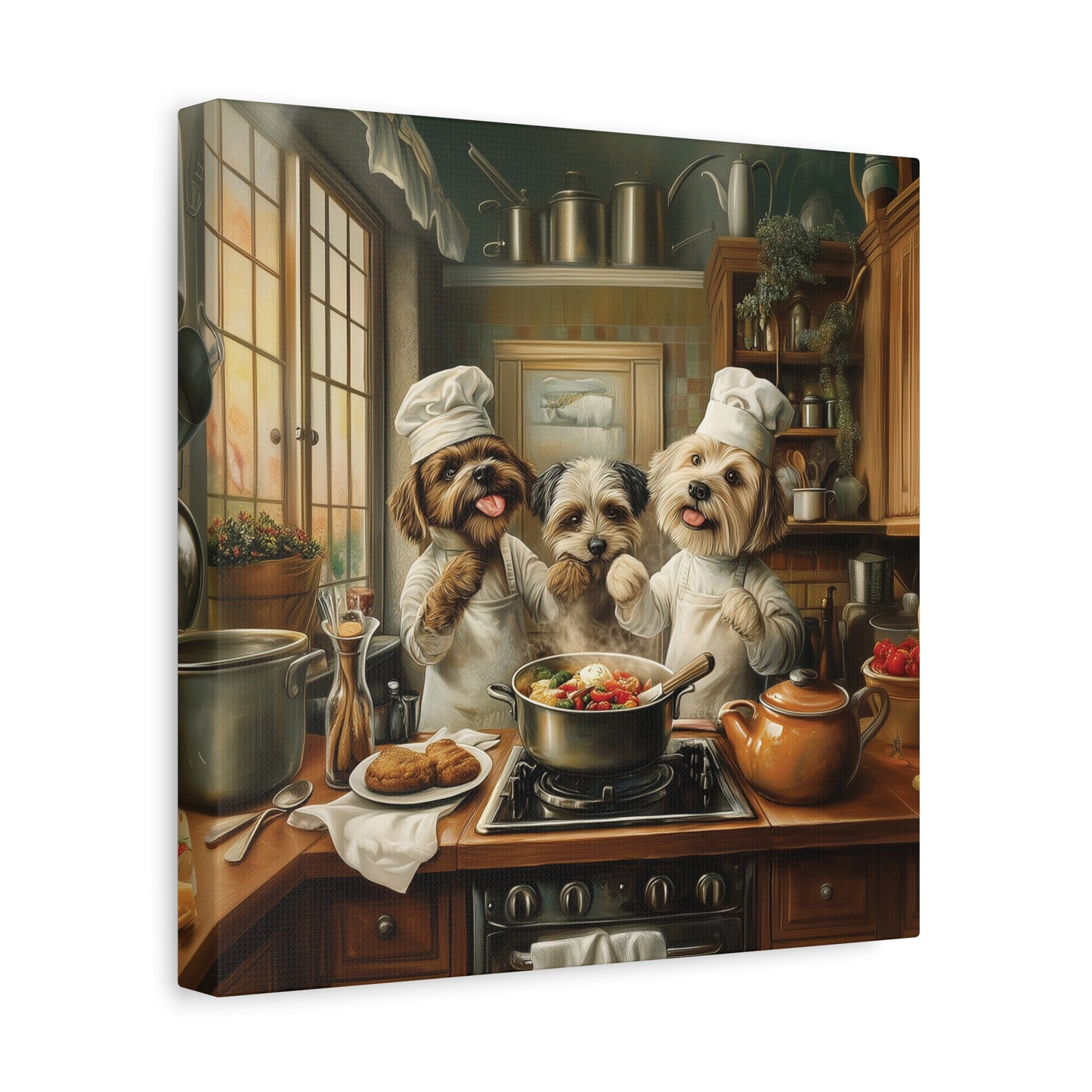 Doggy Chefs Canvas