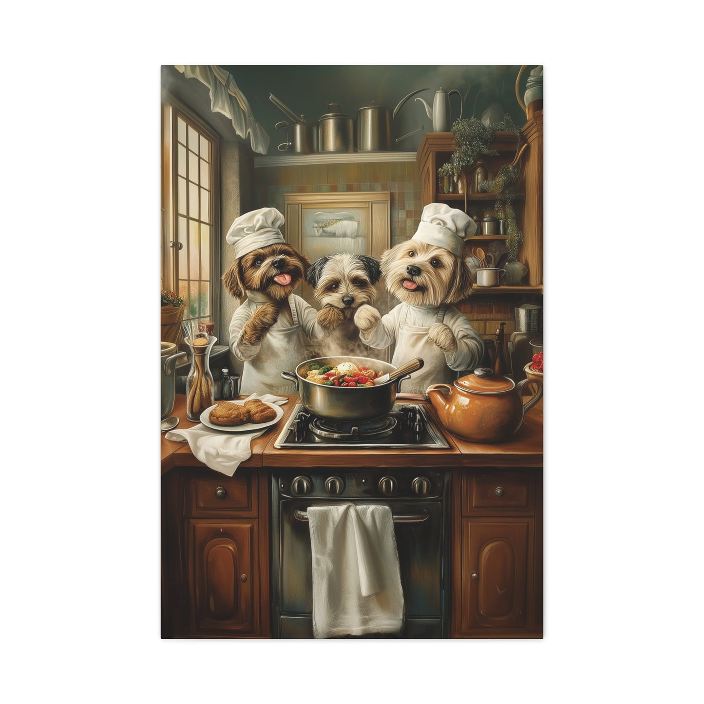 Doggy Chefs Canvas