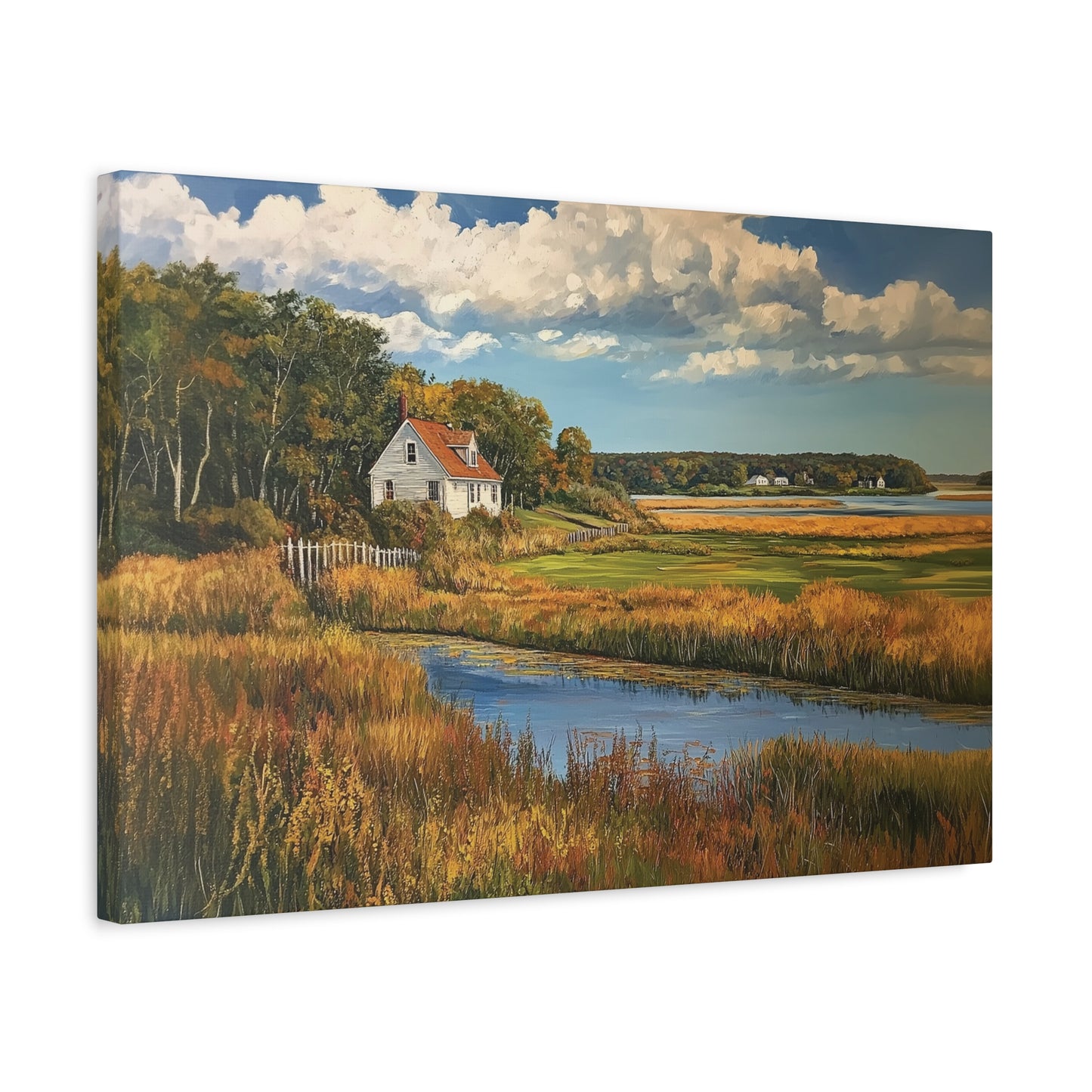 House in the Floodplains Canvas