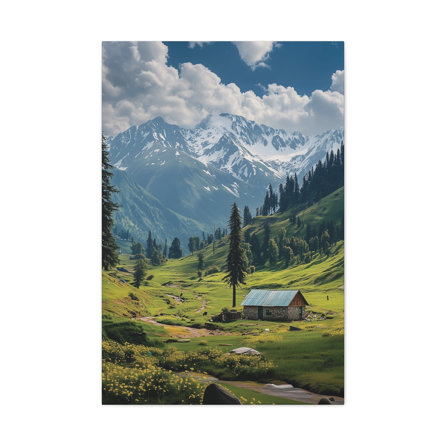 House in the Valley Canvas