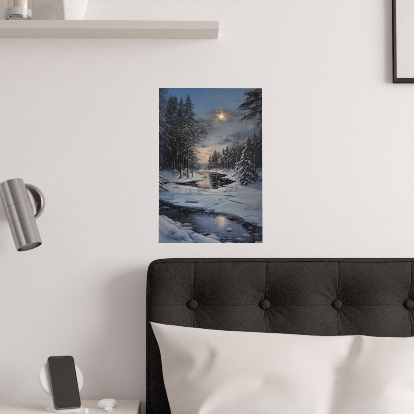 Winter River Poster