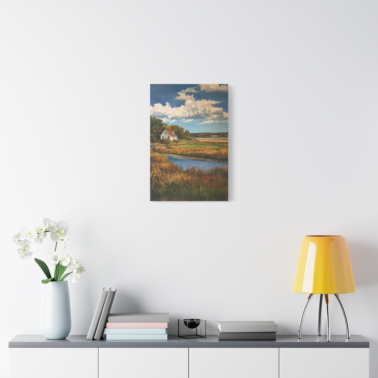 House in the Floodplains Canvas