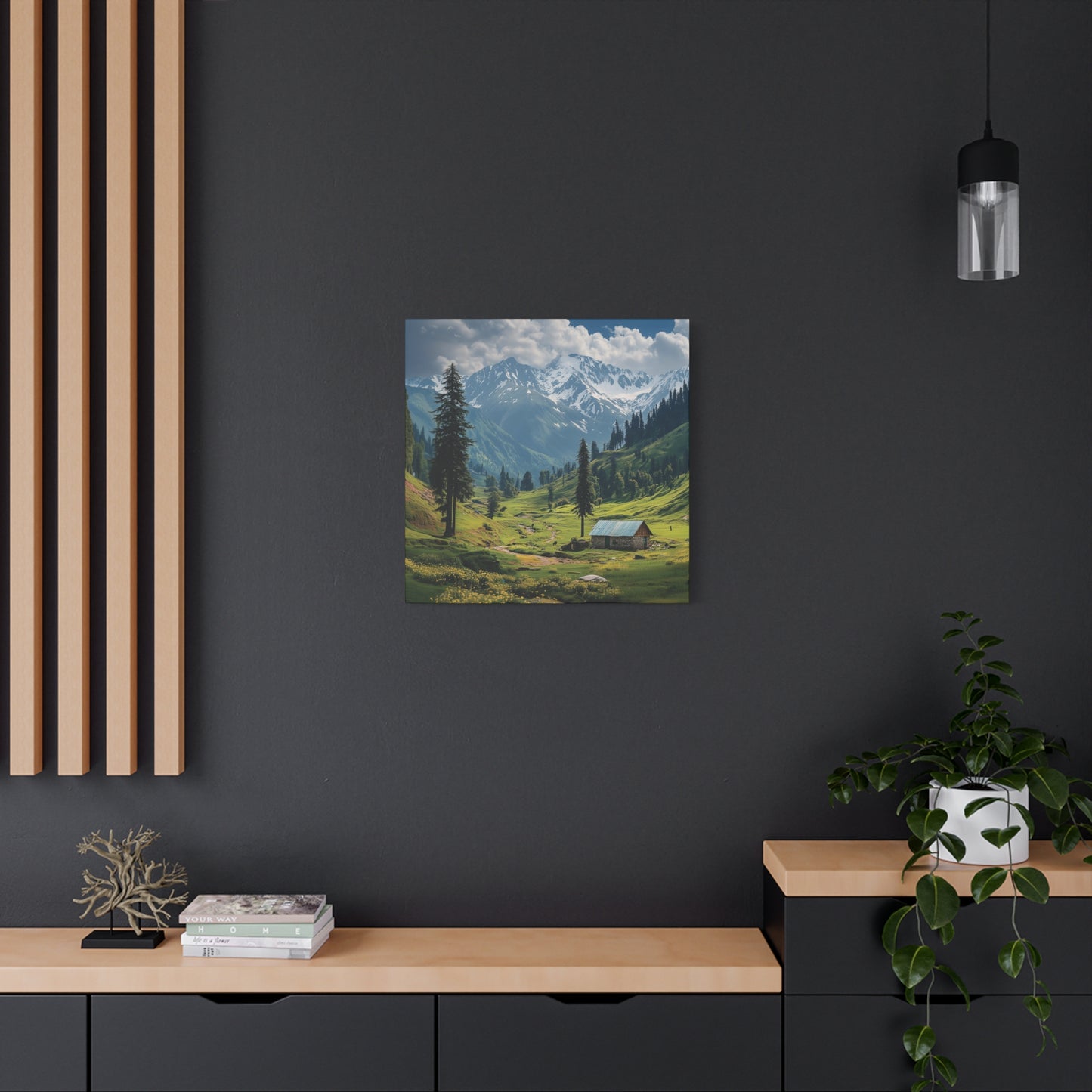 House in the Valley Canvas