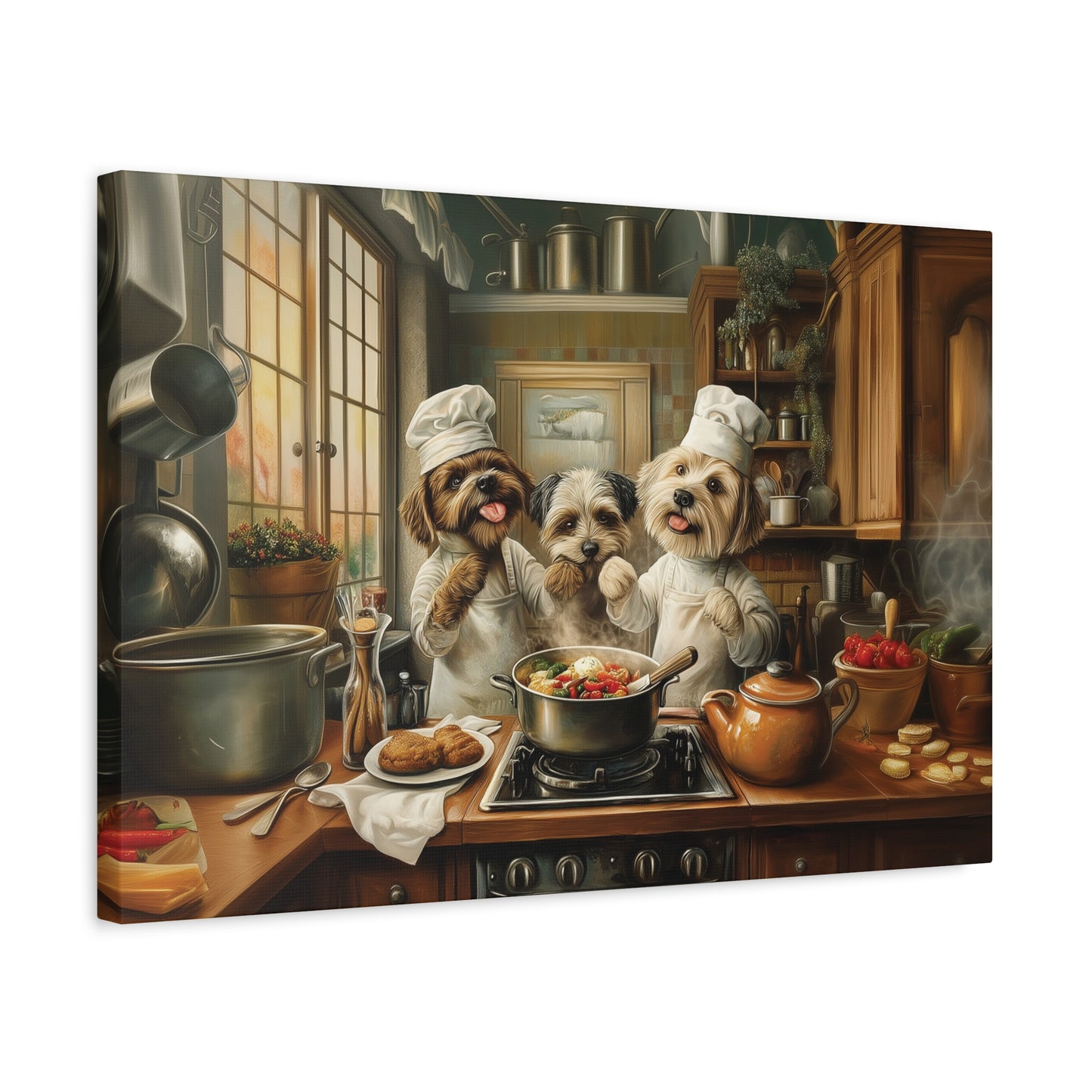 Doggy Chefs Canvas