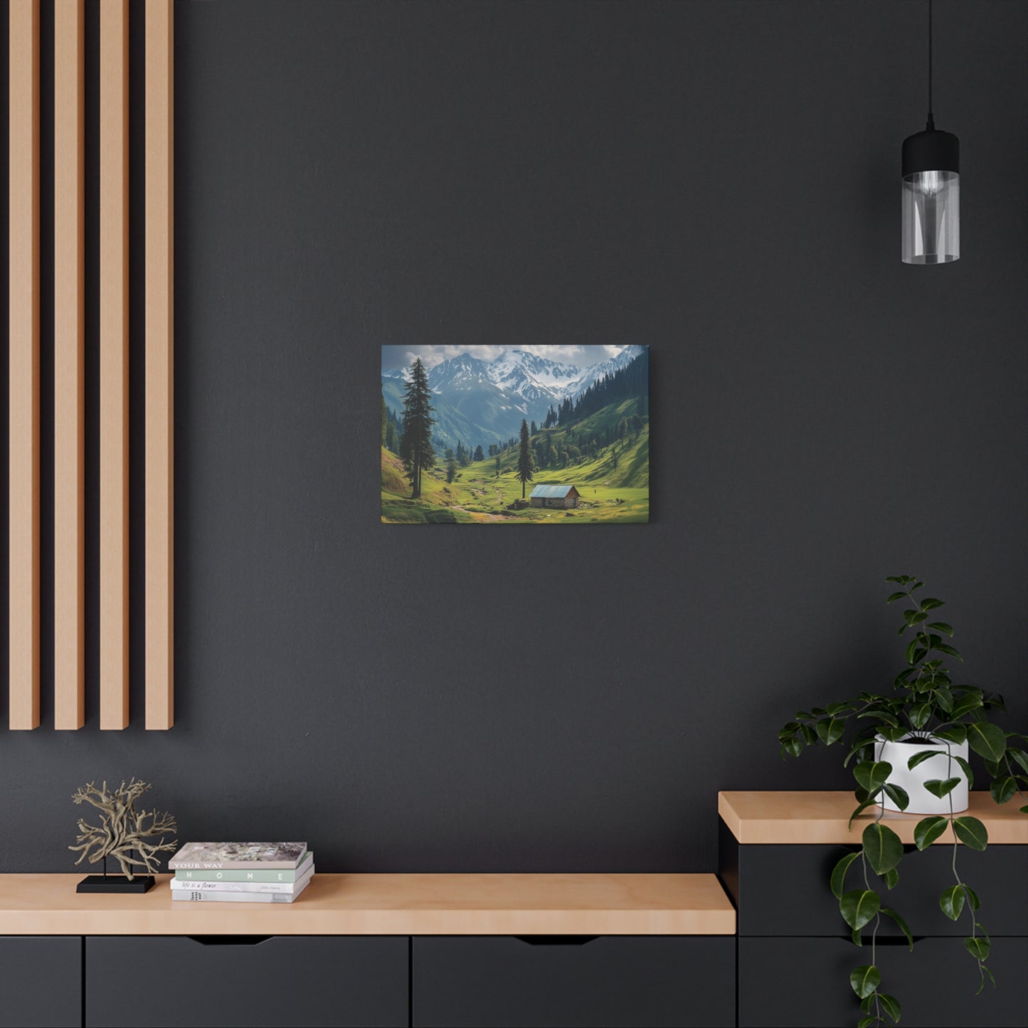 House in the Valley Canvas