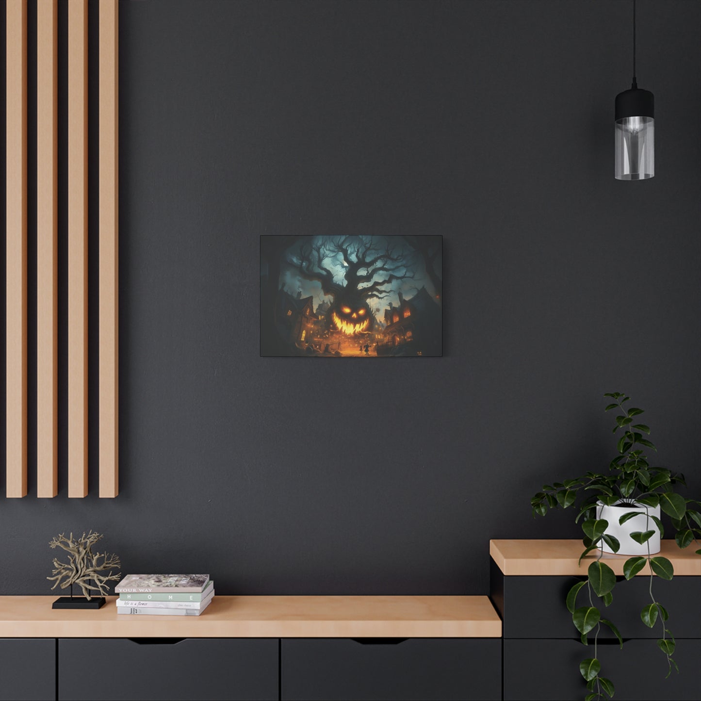 Halloween Tree Canvas