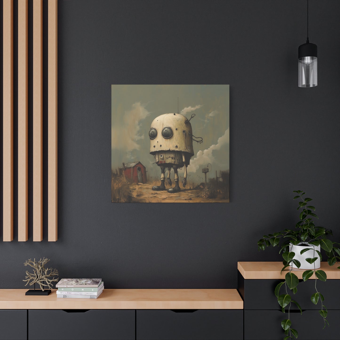 Lonely Robot Canvas