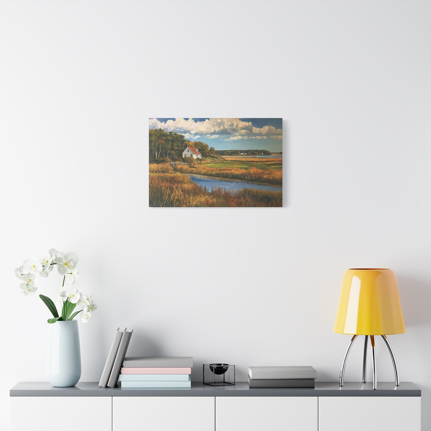 House in the Floodplains Canvas