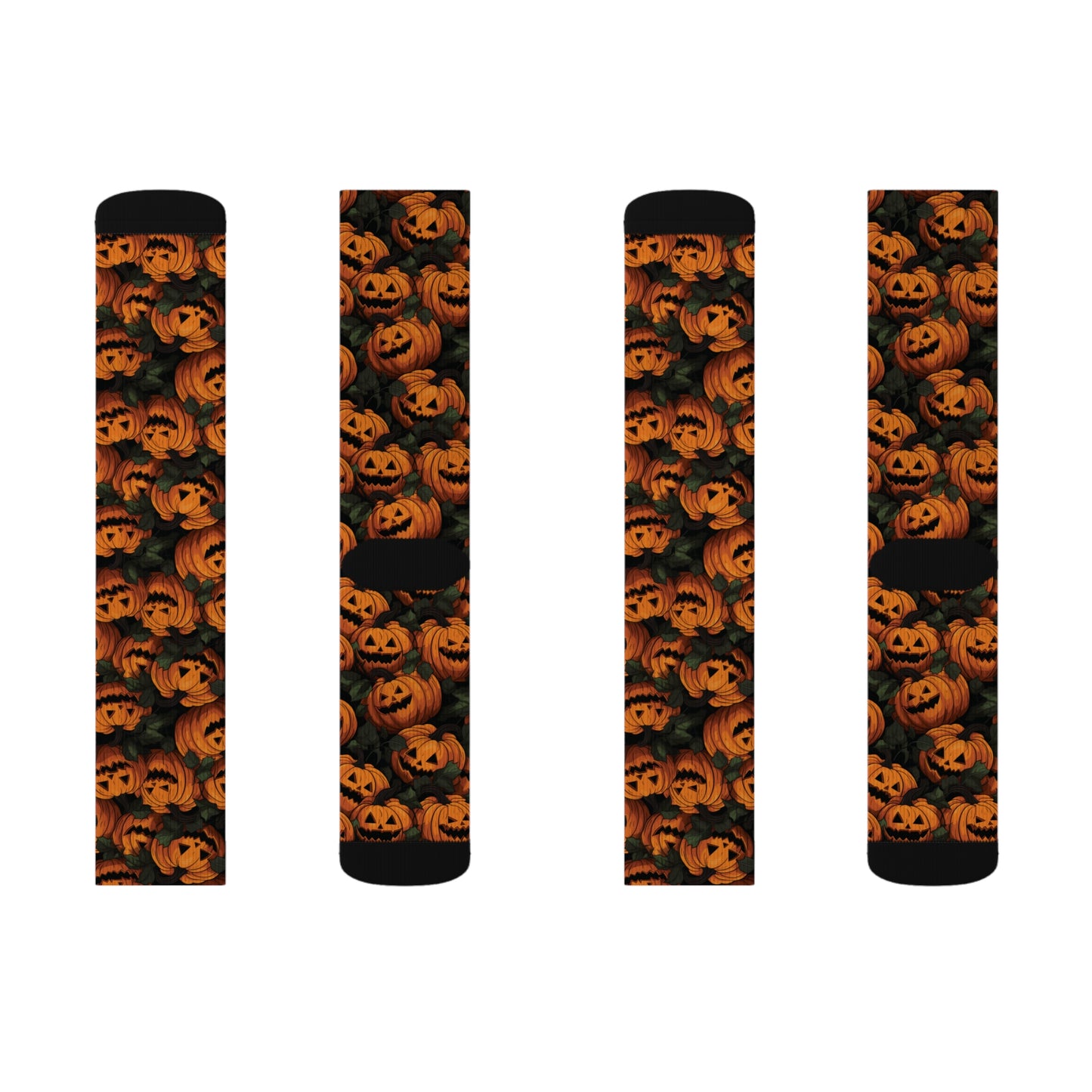 Halloween Jack-O'-Lantern Socks