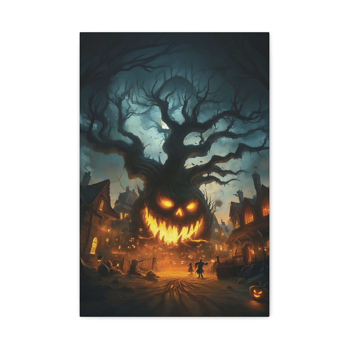 Halloween Tree Canvas