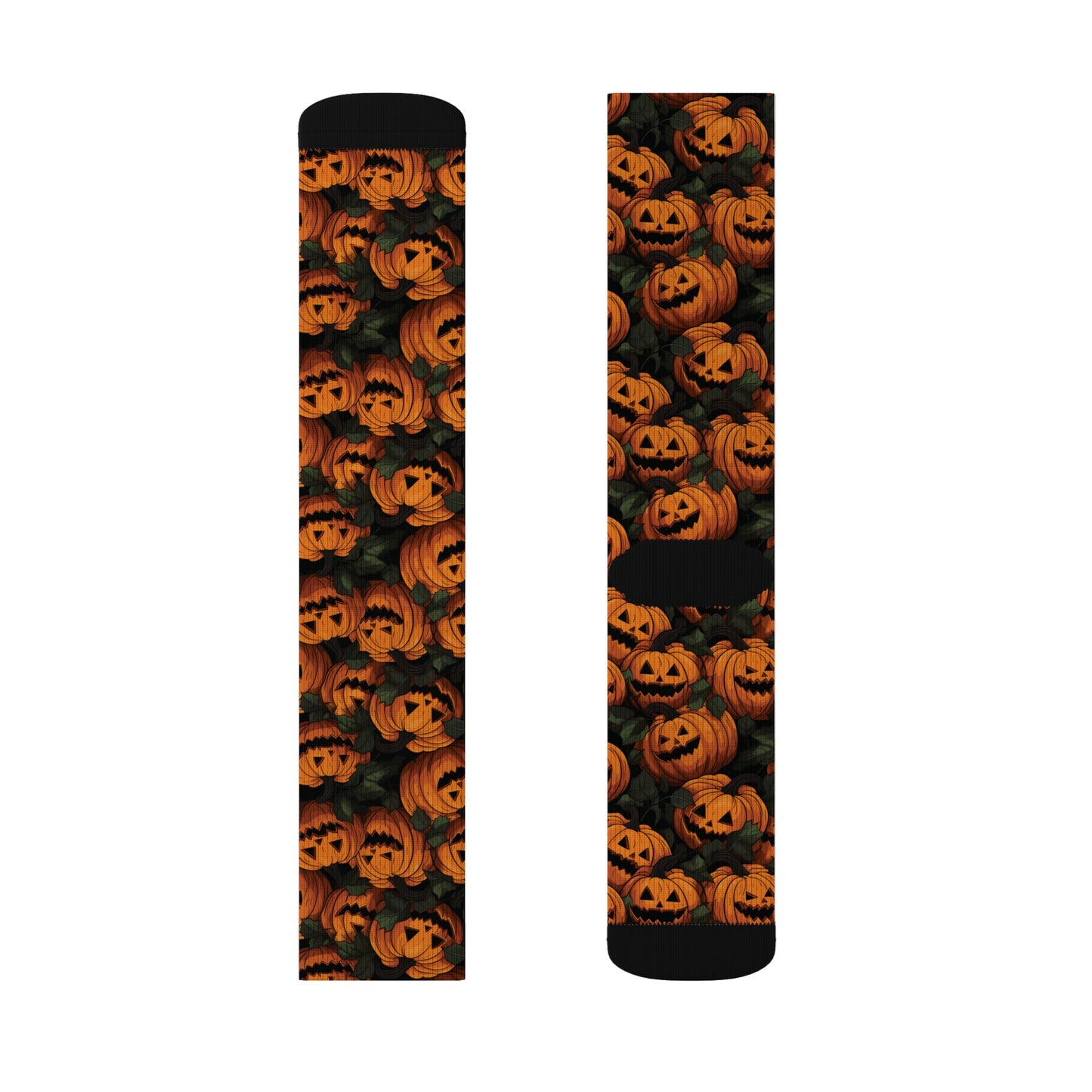 Halloween Jack-O'-Lantern Socks