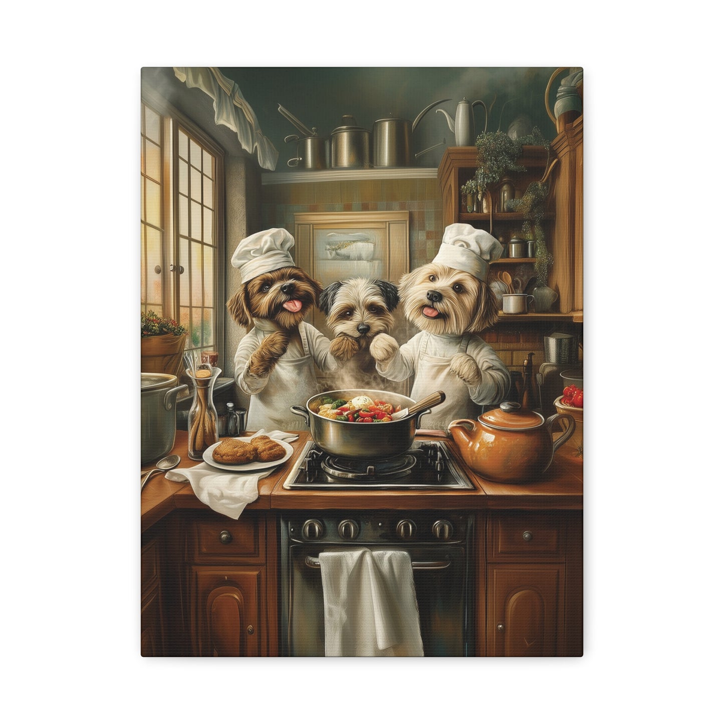 Doggy Chefs Canvas