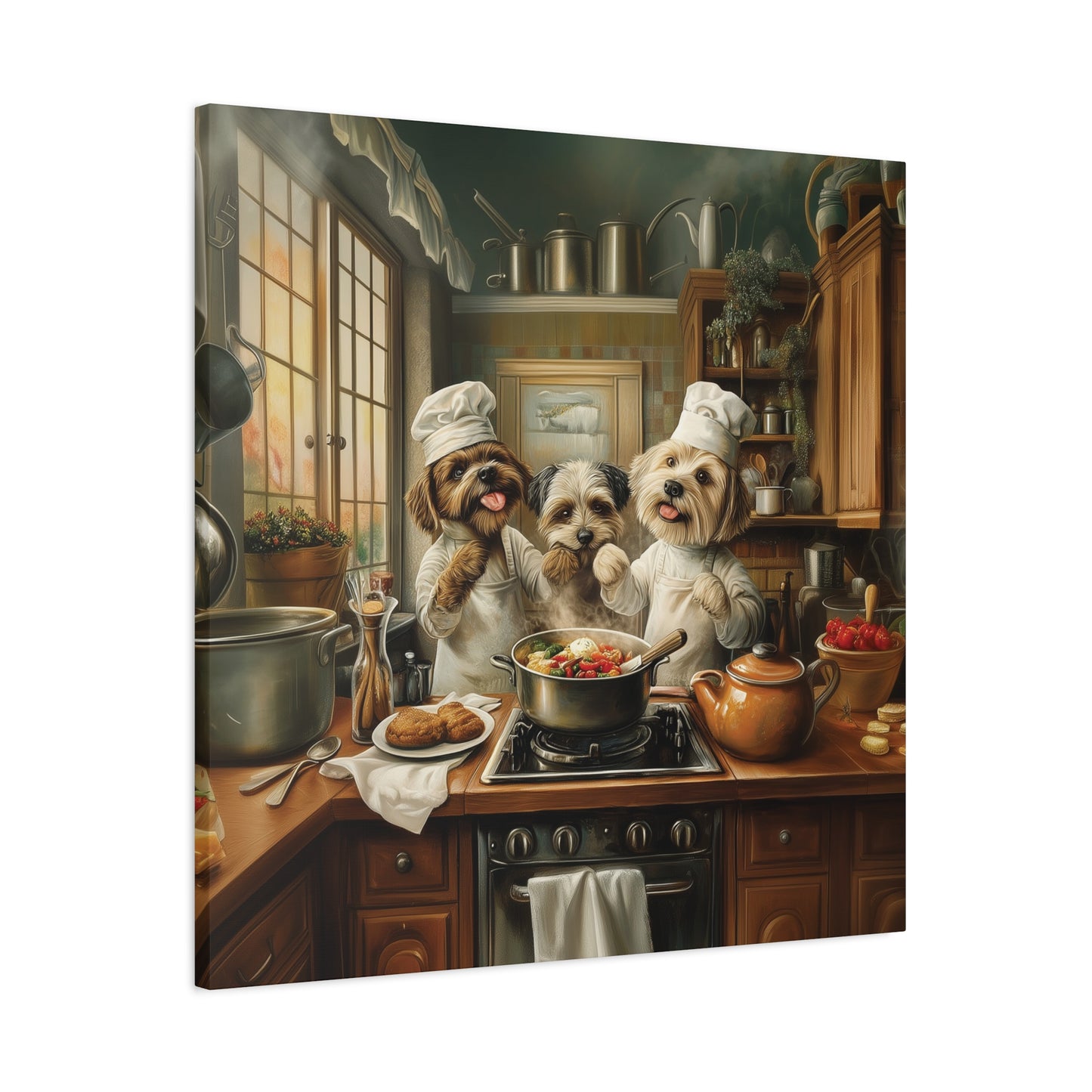 Doggy Chefs Canvas