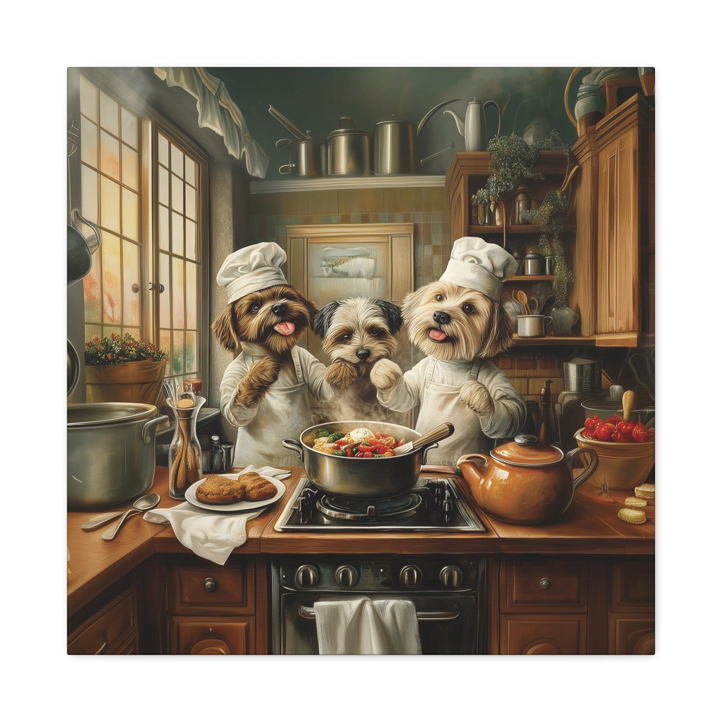 Doggy Chefs Canvas