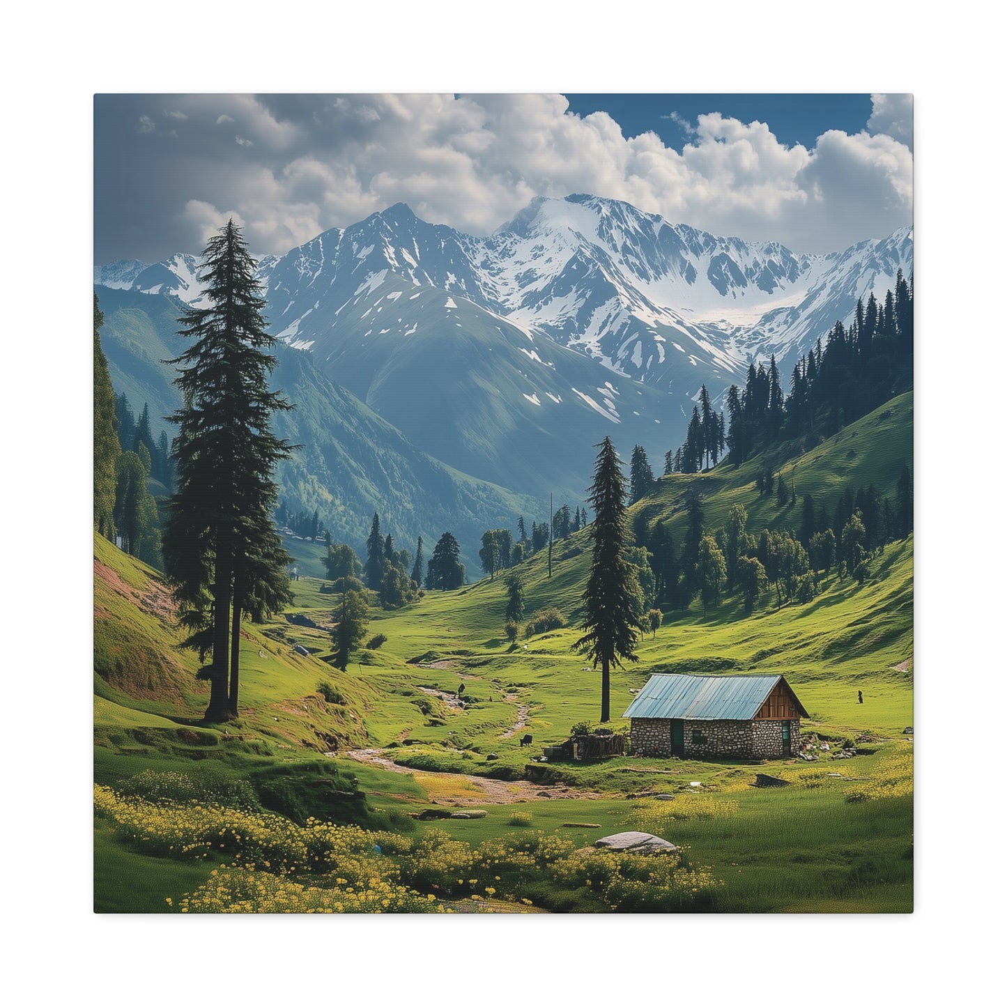 House in the Valley Canvas