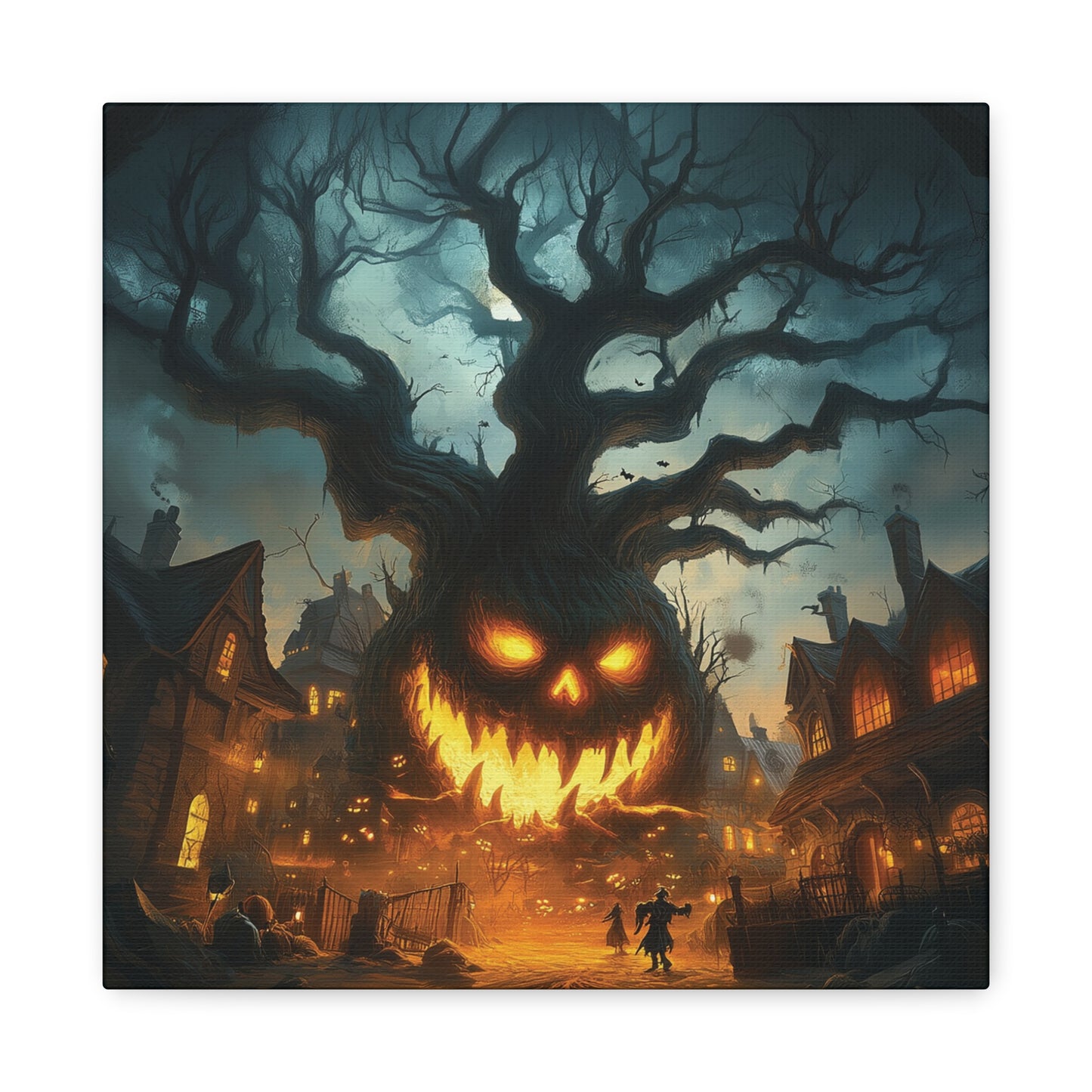 Halloween Tree Canvas