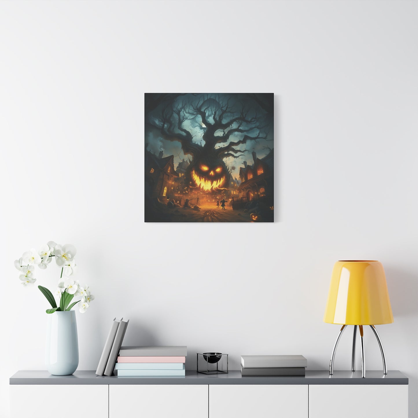 Halloween Tree Canvas