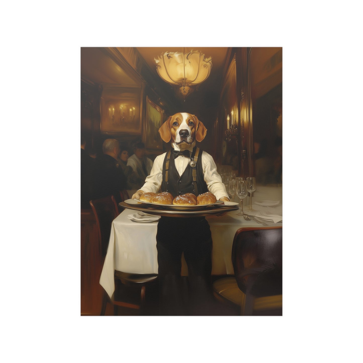 Dog Waiter Poster