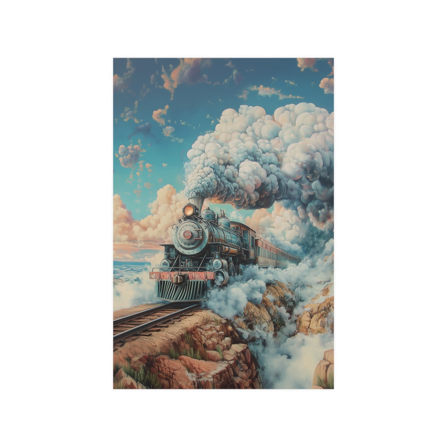 Steam Train Poster