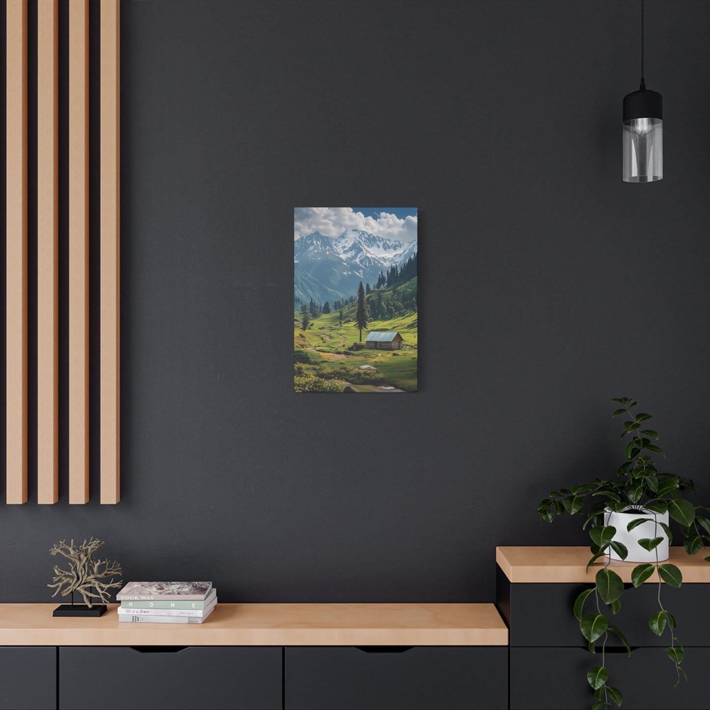 House in the Valley Canvas