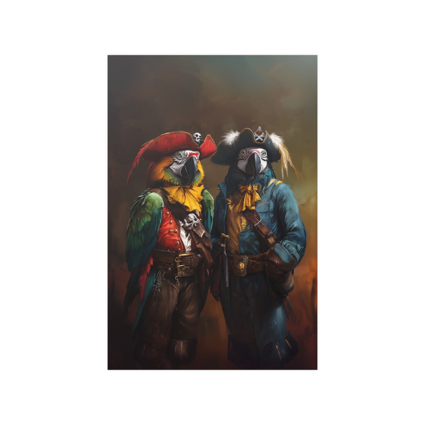 Pirate Parrots Poster