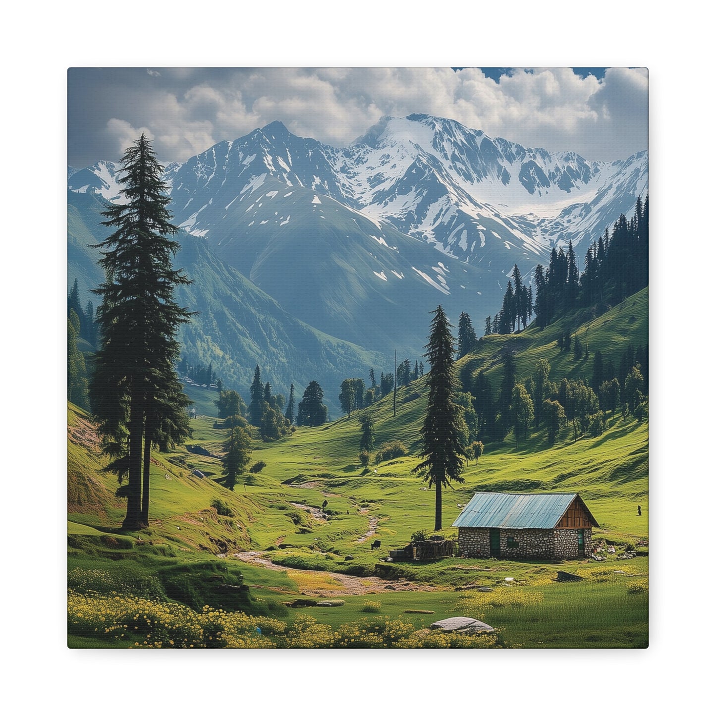 House in the Valley Canvas